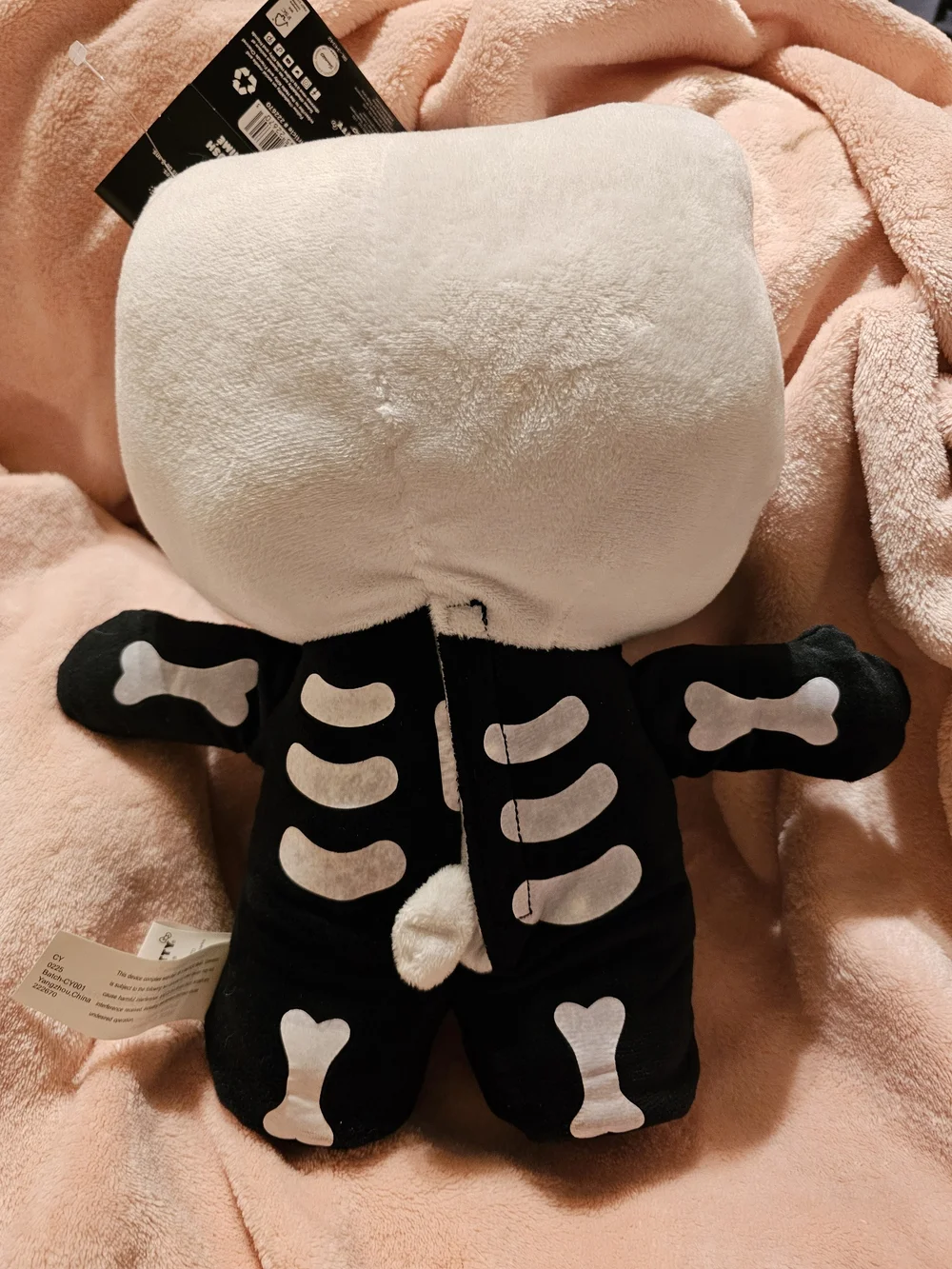 Hello Kitty Halloween Skeleton Side Stepper plush